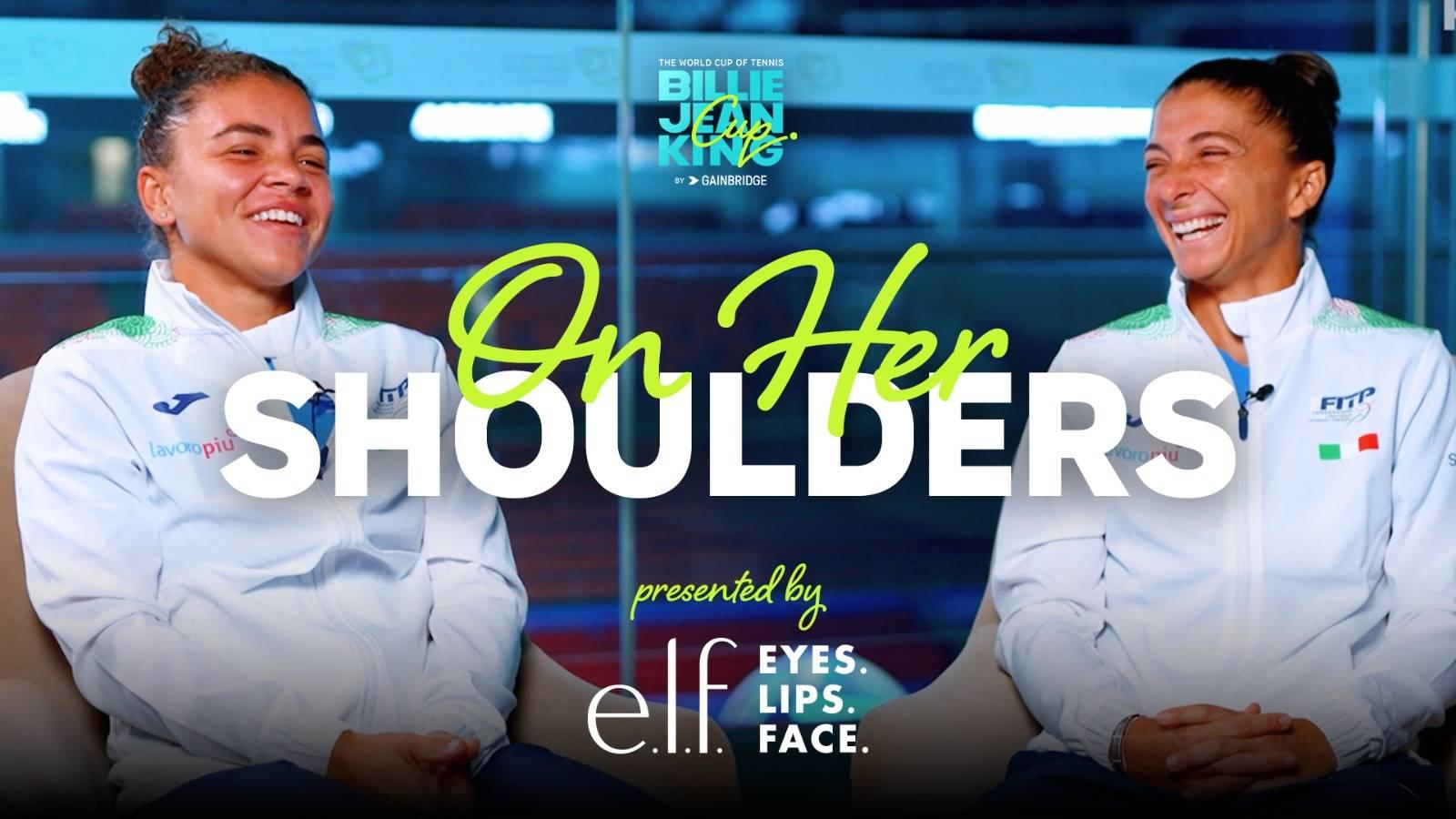 When Jasmine Paolini was a BALL GIRL for Sara Errani! 🇮🇹 Episode 3: On Her Shoulders presented by e.l.f.