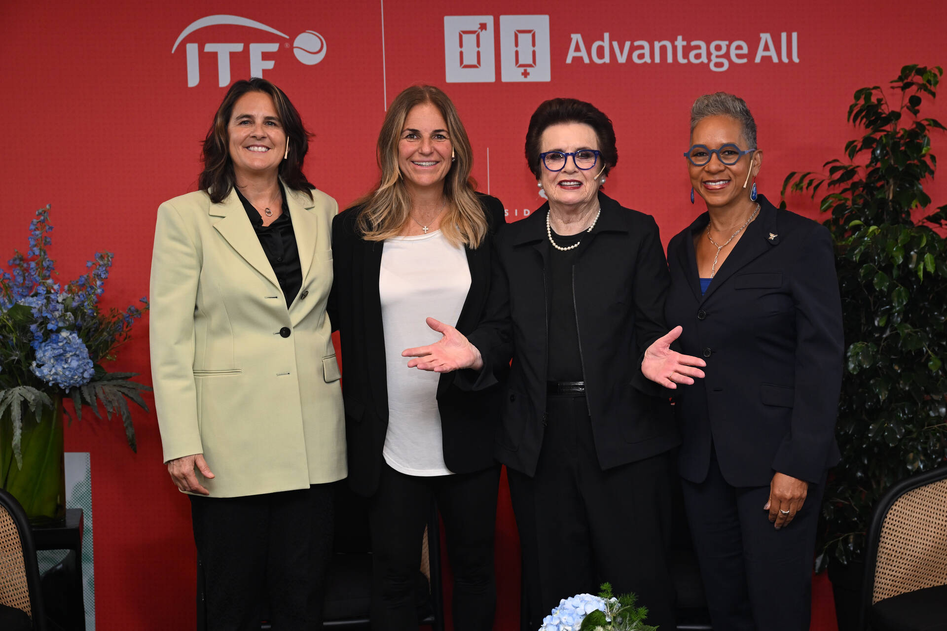 Tennis icons and key influencers champion gender equality at ITF Advantage All Forum in Seville