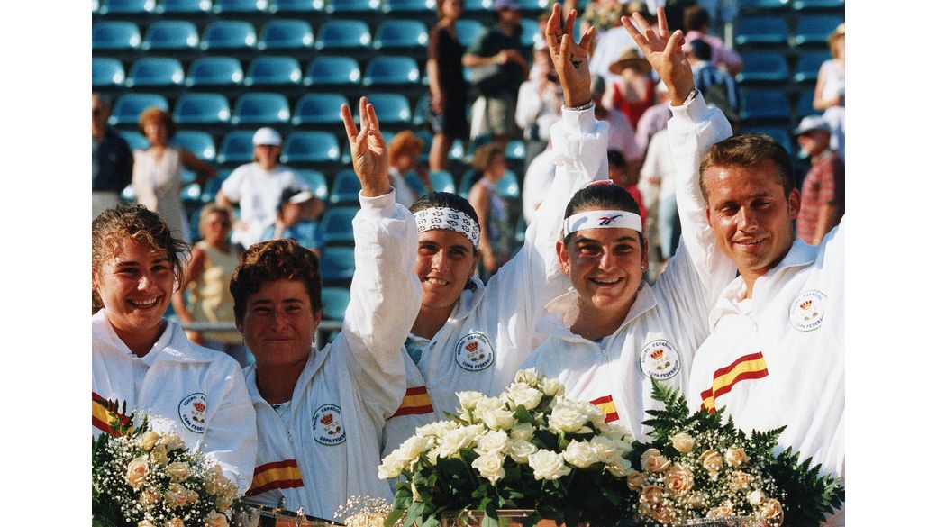 The winning Spanish team in 1994 